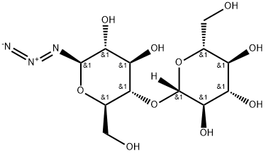 4-O-beta-D-Glucopyranosyl-beta-D-glucopyranosyl azide 구조식 이미지