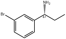 (1R)-1-(3-BROMOPHENYL)PROPYLAMINE Structure