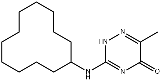 3-(cyclododecylamino)-6-methyl-1,2,4-triazin-5(4H)-one Structure