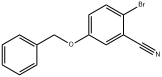 5-(benzyloxy)-2-bromobenzonitrile Structure