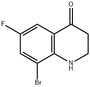 8-Bromo-6-fluoro-2,3-dihydroquinolin-4(1H)-one Structure