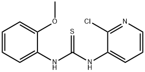 1-(2-Chloropyridin-3-yl)-3-(2-methoxyphenyl)thiourea Structure