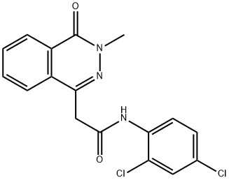 N-(2,4-dichlorophenyl)-2-(3-methyl-4-oxo-3,4-dihydrophthalazin-1-yl)acetamide Structure