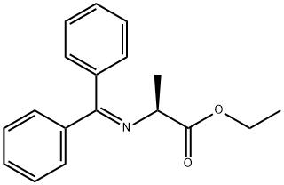 ethyl 2-(diphenylmethyleneamino)propanoate Structure