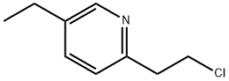 2-(2-chloro-ethyl)-5-ethyl-pyridine 구조식 이미지