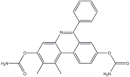 dimethyl (6-phenylphenanthridine-3,8-diyl)dicarbamate 구조식 이미지