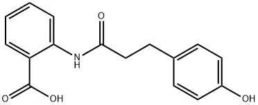 2-(3-(4-hydroxyphenyl)propanamido)benzoic acid Structure