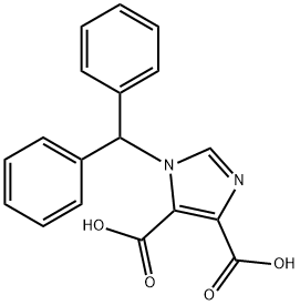 1-Benzhydryl-1H-imidazole-4,5-dicarboxylic acid Structure