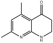 2,3-dihydro-5,7-dimethyl-1,8-naphthyridin-4(1H)-one Structure
