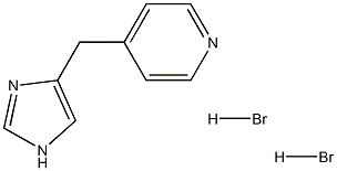 피리딘,4-(1H-이미다졸-4-일메틸)-,디히드로브로마이드 구조식 이미지