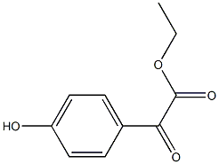 Ethyl 2-(4-hydroxyphenyl)-2-oxoacetate 구조식 이미지