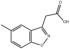 2-(5-methylbenzo[d]isoxazol-3-yl)acetic acid Structure
