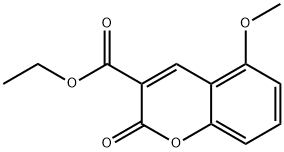 Ethyl 5-methoxy-2-oxo-2H-chromene-3-carboxylate 구조식 이미지