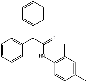 2,2-DIPHENYL-2',4'-ACETOXYLIDIDE Structure
