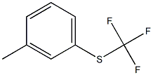 m-Tolyl trifluoromethyl sulfide Structure