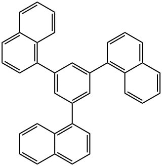 1,3,5-Tri(1-naphthyl)benzene 구조식 이미지