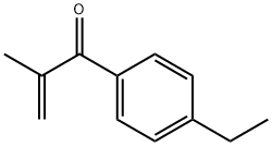 1-(4-Ethylphenyl)-2-methyl-2-propen-1-one 구조식 이미지