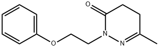 6-Methyl-2-(2-phenoxyethyl)-4,5-dihydropyridazin-3(2H)-one Structure