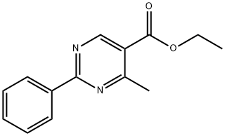 ethyl 4-methyl-2-phenylpyrimidine-5-carboxylate Structure