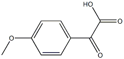 2-(4-메톡시페닐)-2-옥소아세트산 구조식 이미지