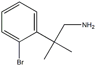 2-(2-BROMOPHENYL)-2-METHYLPROPAN-1-AMINE(WXG01973) Structure