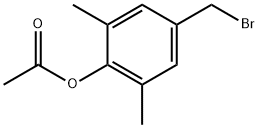 4-(Bromomethyl)-2,6-dimethylphenyl acetate Structure