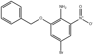 2-(benzyloxy)-4-bromo-6-nitrobenzenamine Structure