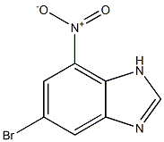 5-BROMO-7-NITRO-1H-BENZO[D]IMIDAZOLE 구조식 이미지