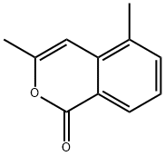 3,5-Dimethyl-isochromen-1-one Structure