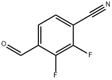 2,3-difluoro-4-formylbenzonitrile Structure