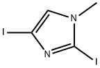 2,4-Diiodo-1-methyl-1H-imidazole 구조식 이미지