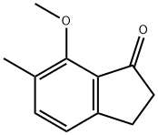 7-Methoxy-6-methyl-indan-1-one 구조식 이미지