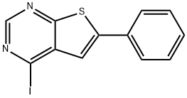 4-Iodo-6-phenylthieno[2,3-d]pyrimidine 구조식 이미지