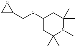 1,2,2,6,6-pentamethyl-4-(oxiran-2-ylmethoxy)piperidine Structure