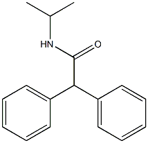 N-Isopropyl-2,2-diphenylacetamide Structure