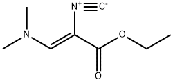 (Z)-3-dimethylamino-2-isocyano-acrylic acid ethyl ester Structure