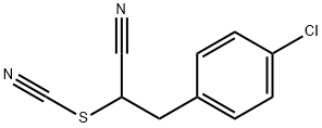 3-(4-Chloro-phenyl)-2-thiocyanato-propionitrile Structure