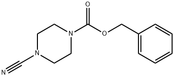 Benzyl 4-Cyanopiperazine-1-Carboxylate Structure