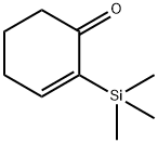 2-(trimethylsilyl)-2-cyclohexen-1-one 구조식 이미지