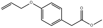 methyl 2-(4-(allyloxy)phenyl)acetate 구조식 이미지