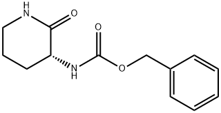 (R)-benzyl (2-oxopiperidin-3-yl)carbamate 구조식 이미지