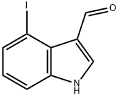 4-iodo-1H-indole-3-carbaldehyde 구조식 이미지