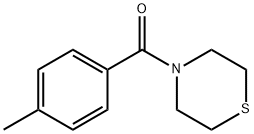 Methanone, (4-methylphenyl)-4-thiomorpholinyl- Structure