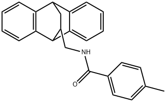 N-(9,10-dihydro-9,10-ethanoanthracen-11-ylmethyl)-4-methylbenzamide Structure