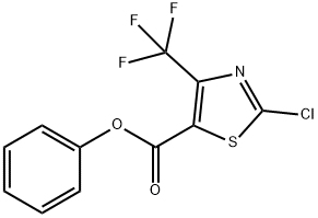Phenyl 2-chloro-4-(trifluoromethyl)thiazole-5-carboxylate Structure