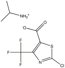 Propan-2-aminium 2-chloro-4-(trifluoromethyl)thiazole-5-carboxylate Structure