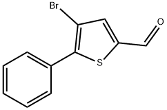 4-Bromo-5-phenylthiophene-2-carbaldehyde 구조식 이미지