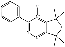 5,7-DIHYDRO-3-PHENYL-5,5,7,7-TETRAMETHYLFURO(3,4-E)-1,2,4-TRIAZINE-4-OXIDE 구조식 이미지