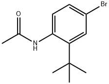 N-(2-tert-butyl-4-bromophenyl)acetamide 구조식 이미지