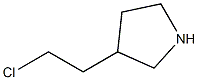 3-(2-chloroethyl)pyrrolidine Structure